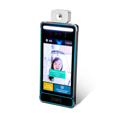 IPS All in One Face Recognition Terminal Scan Thermometer 8inch 140 ° F Access Control