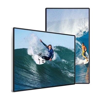 FHD মাল্টিমিডিয়া LCD বিজ্ঞাপন প্রদর্শন পর্দা 8GB রম জলরোধী