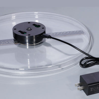 30cm প্যানেল LED হলোগ্রাফিক ডিসপ্লে 120W এক্রাইলিক প্রতিরক্ষামূলক কভার সহ