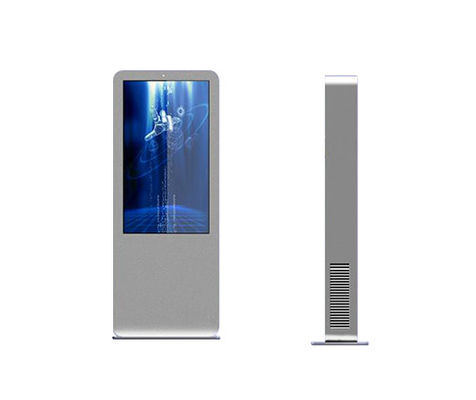 75in 2000nits LCD বিজ্ঞাপনের স্ক্রীন ফ্লোর স্ট্যান্ডিং আউটডোর ডিজিটাল সাইনেজ