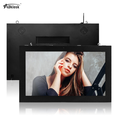 Ip65 জলরোধী আউটডোর ডিজিটাল সাইনেজ CMS WIFI 2000cd/m2 বিজ্ঞাপন