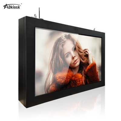 Ip65 জলরোধী আউটডোর ডিজিটাল সাইনেজ CMS WIFI 2000cd/m2 বিজ্ঞাপন