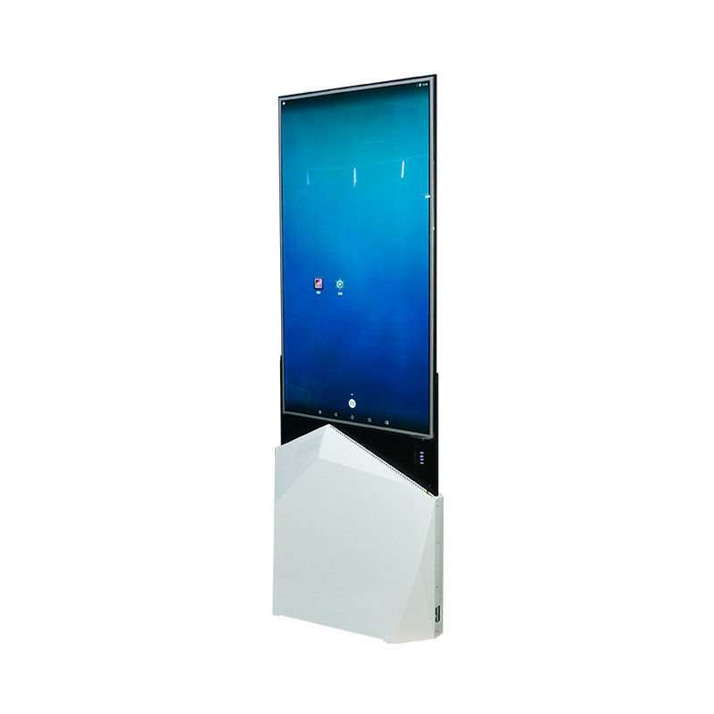 ডবল পার্শ্বযুক্ত 55 ইঞ্চি OLED ডিজিটাল সিগনেজ ফ্লোর স্ট্যান্ড ফ্লোর স্ট্যান্ডিং ডিজিটাল সিগনেজ